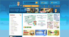Desktop Screenshot of petto.cz